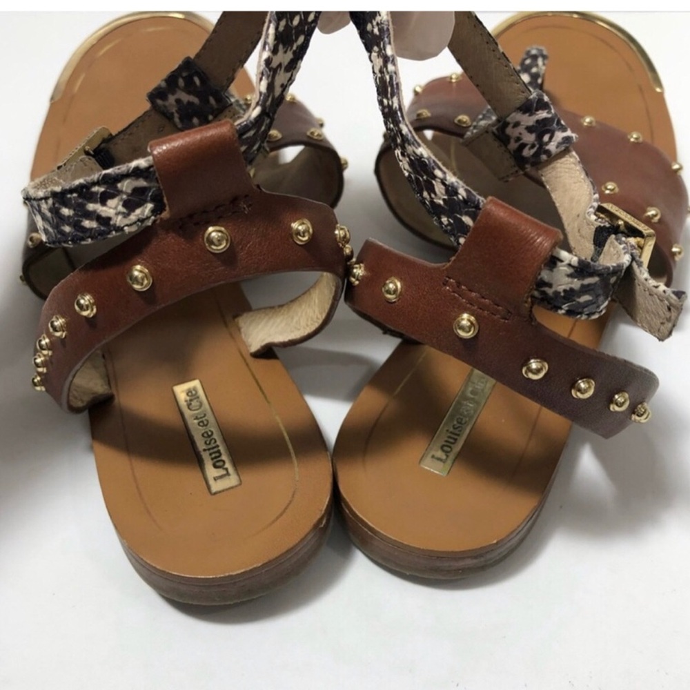 Louise et Cie leather brown sandals. Size 8.5 - Picture 4 of 7